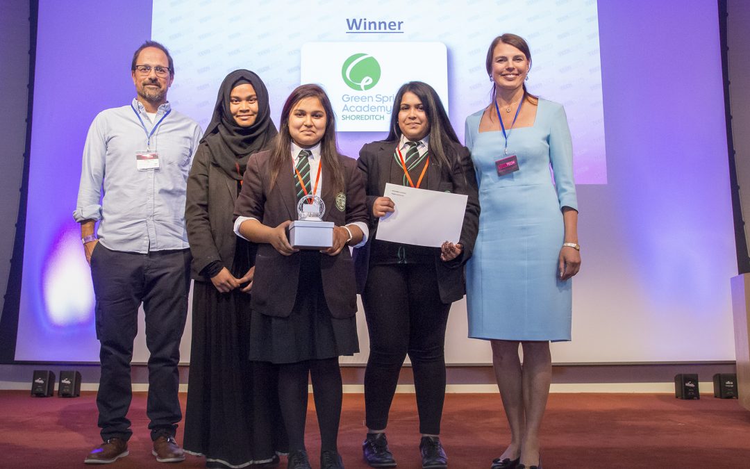 Cancer detectors and floating cities win plaudits as girls top 2017 TeenTech Awards